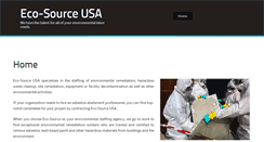 Desktop Screenshot of ecosourceusa.com